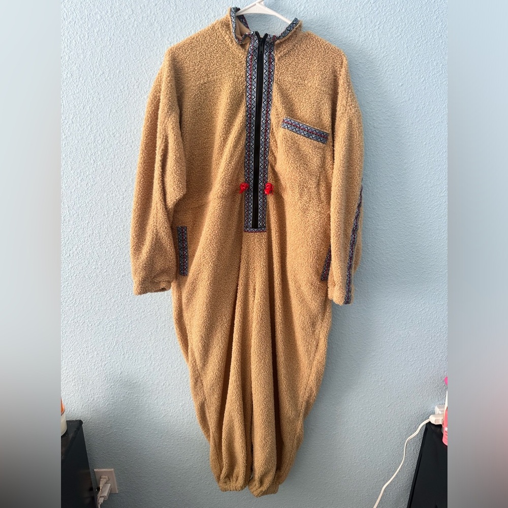 Brown Onesie Pajamas/ Lounge